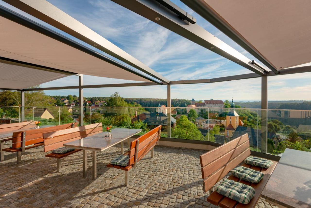 הונשטיין Hotel Zur Aussicht מראה חיצוני תמונה