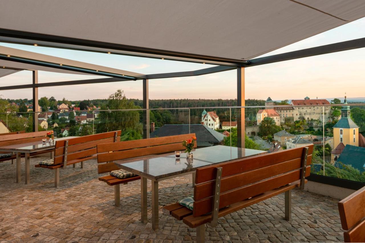 הונשטיין Hotel Zur Aussicht מראה חיצוני תמונה