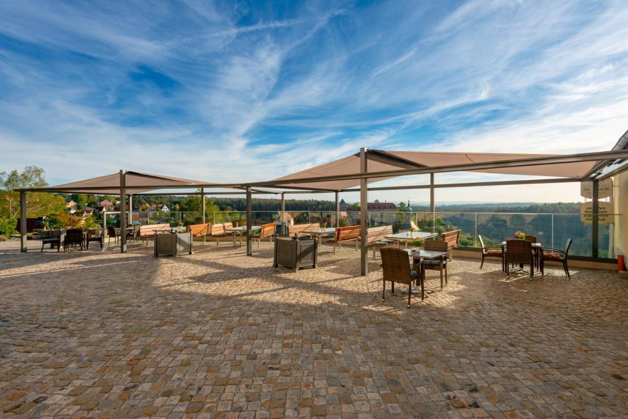 הונשטיין Hotel Zur Aussicht מראה חיצוני תמונה
